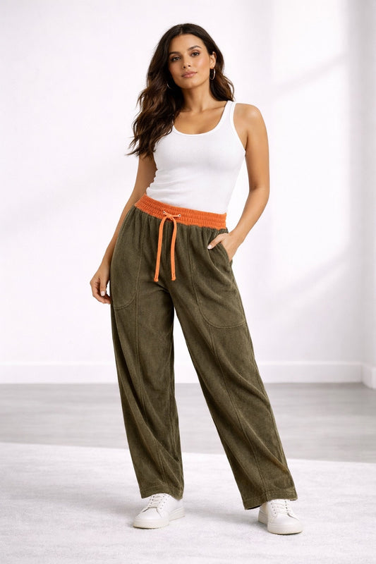 Velvet Ridge Fleece Harem Pants