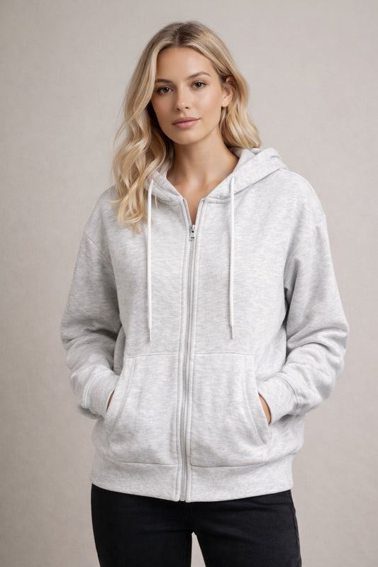 Velvet Luxe Zip Hoodie