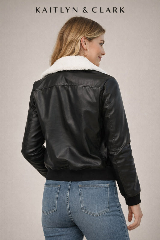 Cashmere Moto Jacket