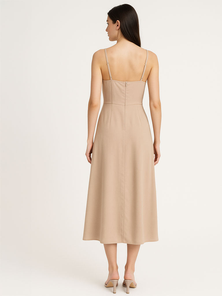 Chic Maxi Dress with High Slit