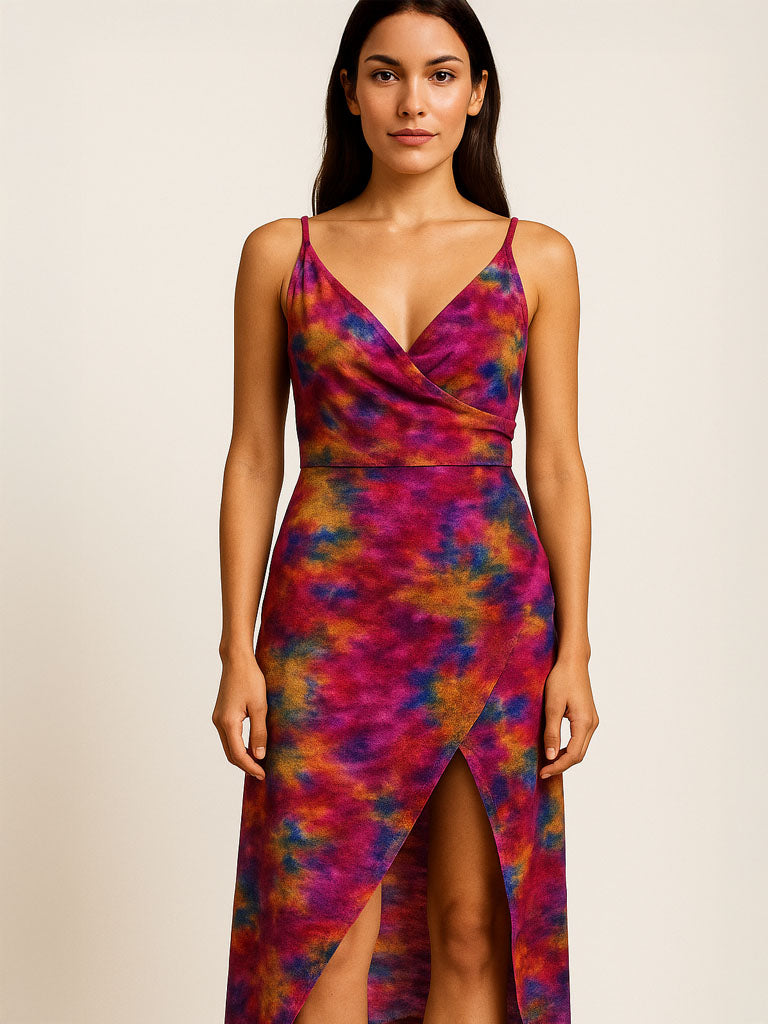 Chic Maxi Dress with High Slit