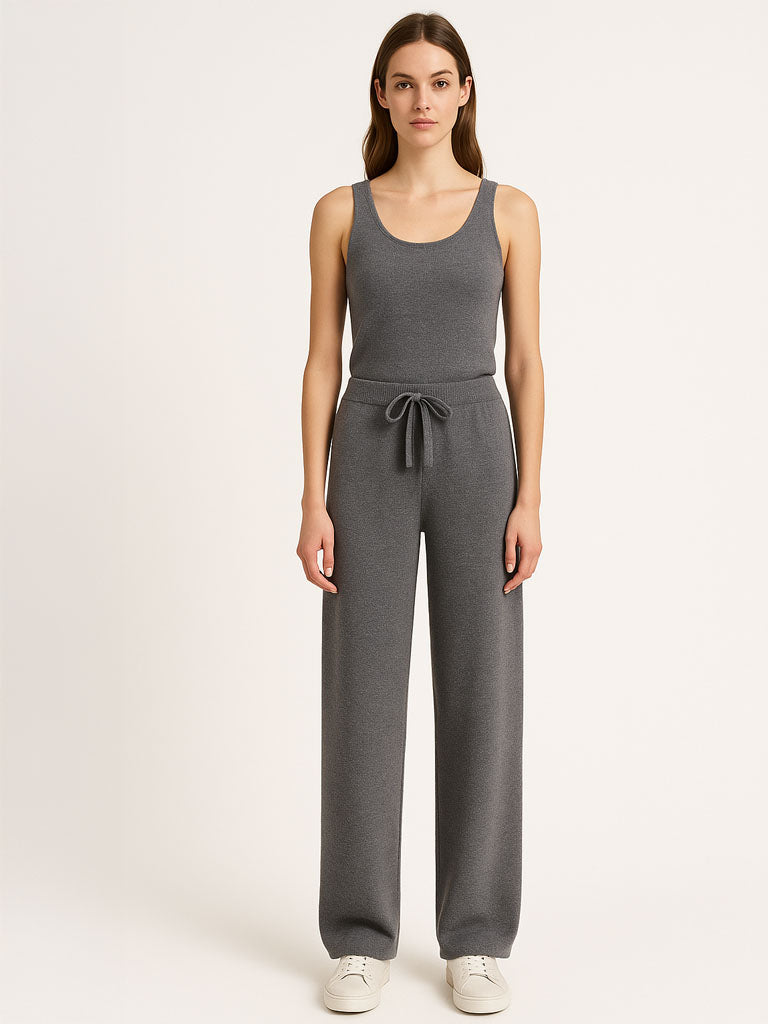 Wool Knitted Wide-Leg Pants - Cozy and Stylish for Every Season