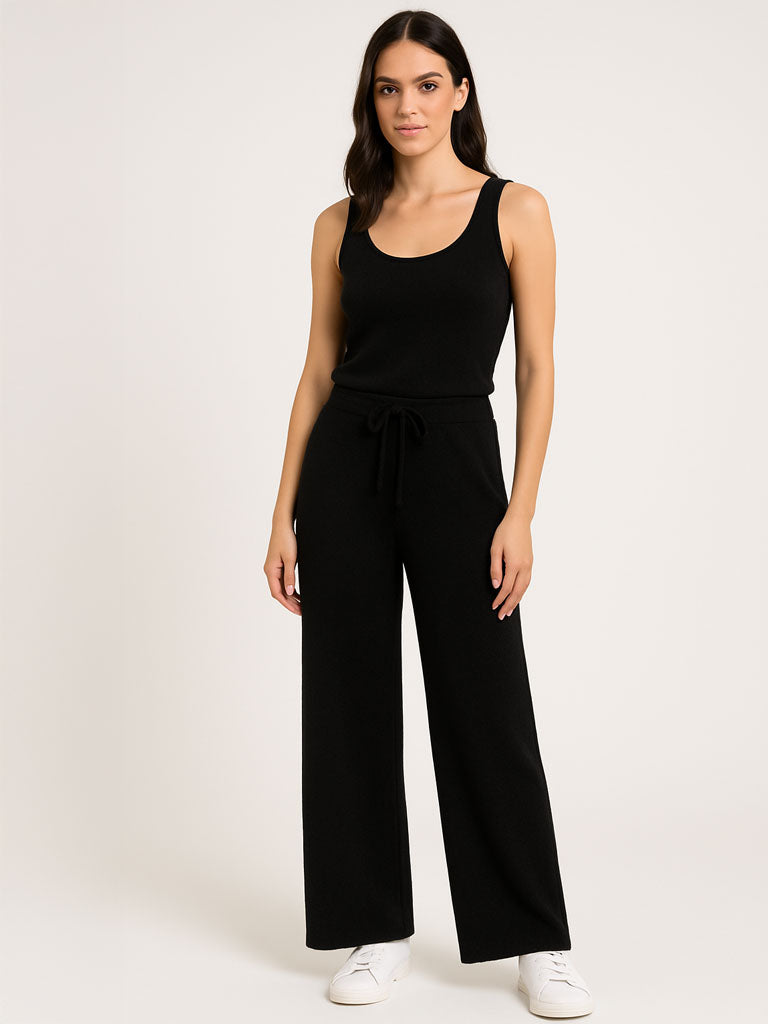 Wool Knitted Wide-Leg Pants - Cozy and Stylish for Every Season