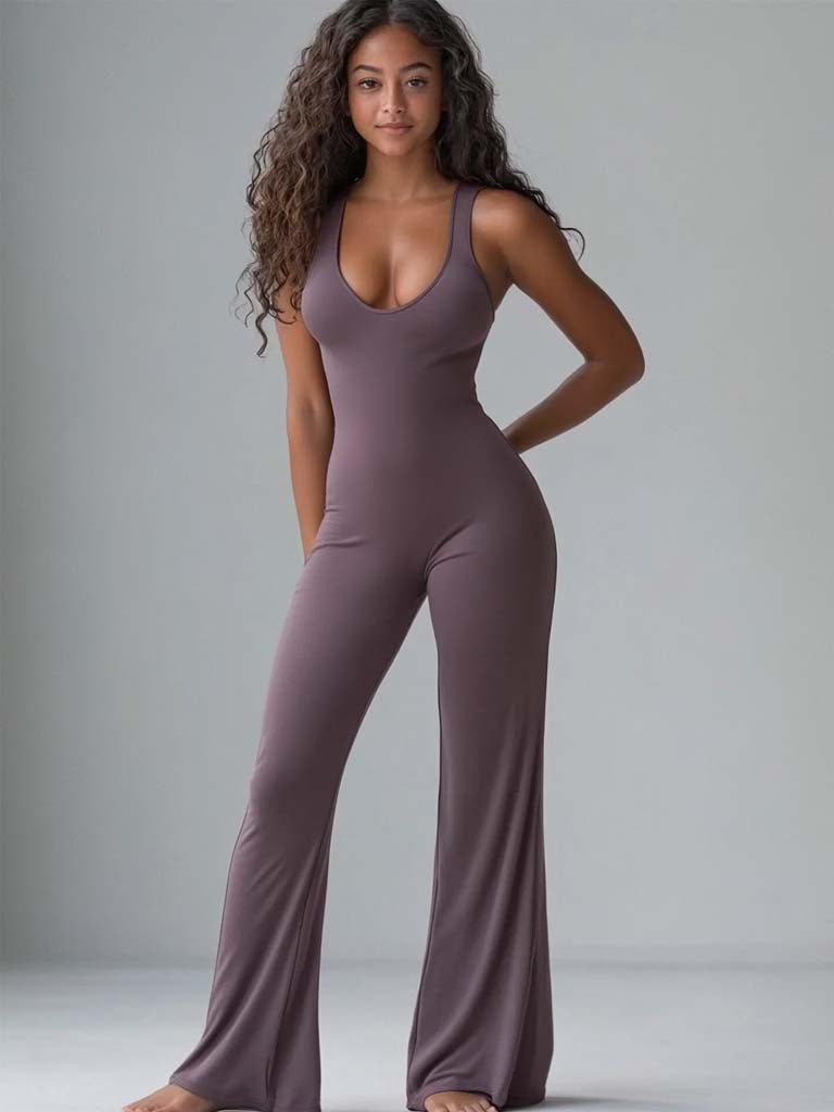 Backless Jumpsuit – Sleek & Stylish Activewear