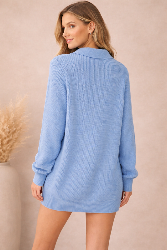 Luxe Lapel Knit Cardigan