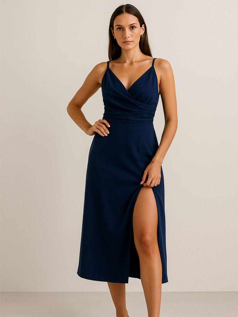 Chic Maxi Dress with High Slit