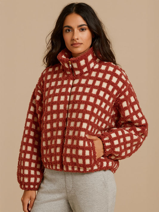 Aspen Grid Fleece Jacket
