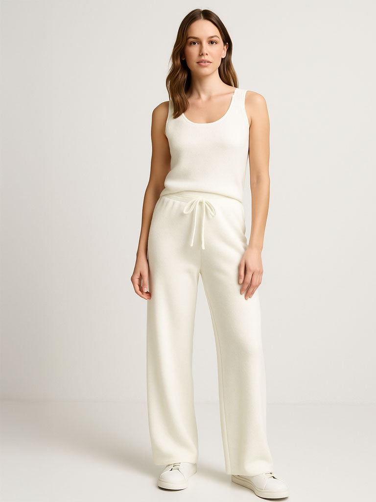 Wool Knitted Wide-Leg Pants - Cozy and Stylish for Every Season