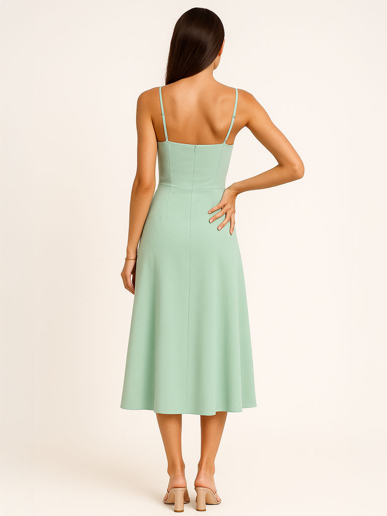 Chic Maxi Dress with High Slit